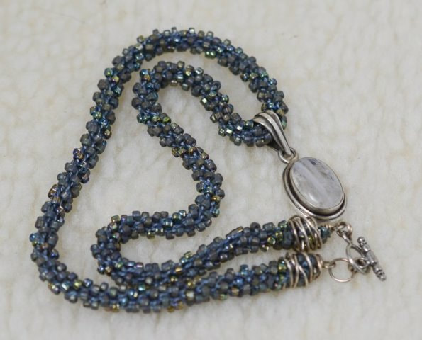 Bead Necklace with Pendant
